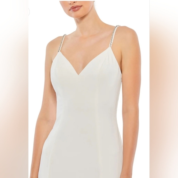 Ieena for Mac Duggal, Sweetheart Evening Gown w/Rhinestones, Ivory, Size 2, NWT! - Picture 3 of 12